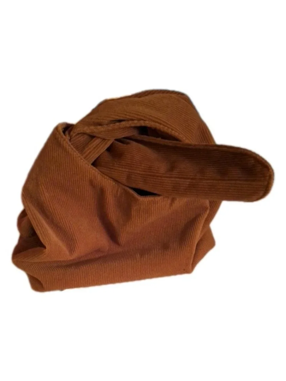 Merit Signature Corduroy Tie Top Cosmetic BAG Influencer Favorite Brown BOHO